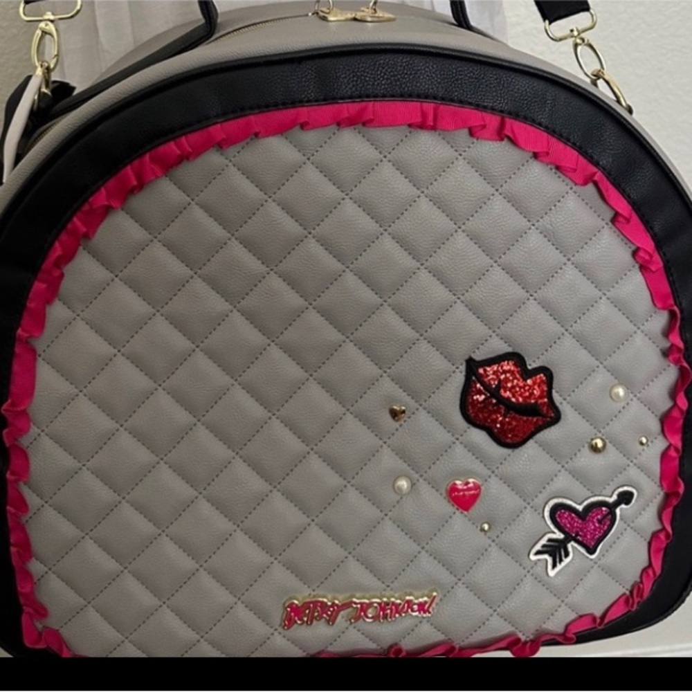 Betsy Johnson Round Travel Bag